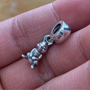 NWOT Disney Thumper Rabbit Dangle Charm Sterling Silver 925